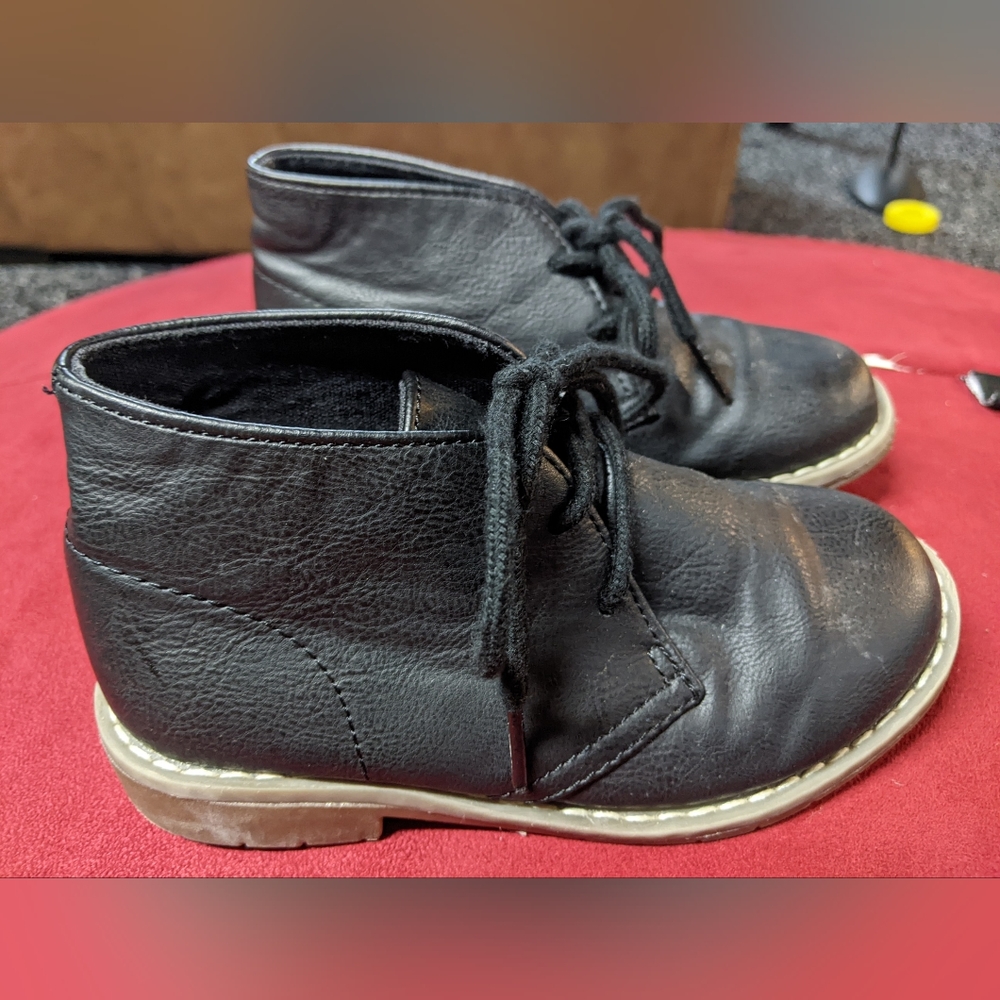 Size 11 Children's Place Black Dress Shoes